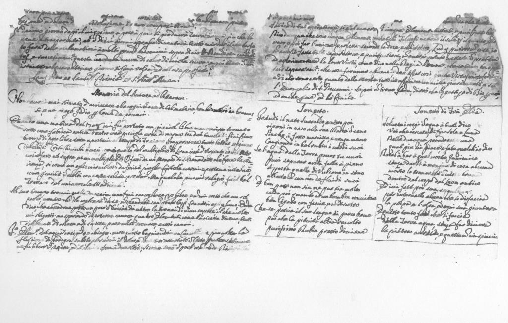Fig. 1 - Biblioteca Comunale Planettiana Jesi, Archivio Pianetti, busta 505 (per gentile concessione della Biblioteca).