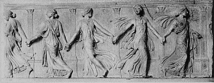 1273 Fig.9 Danzatrici Borghese I sec. d. C. Louvre