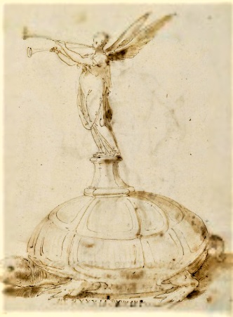 1278 Fig.6 Guerra Bomarzo forse Fontana con Fama e tartaruga