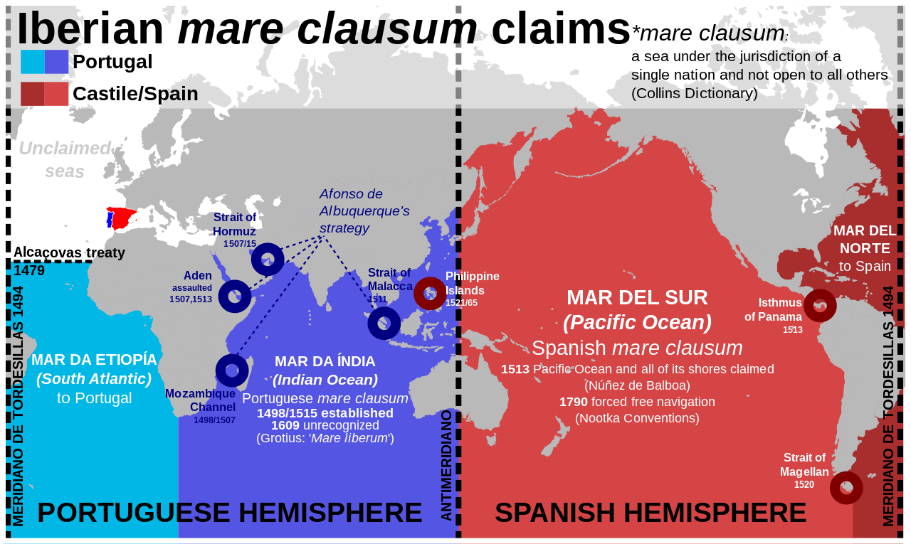 1351 5 Iberian mare clausum claims