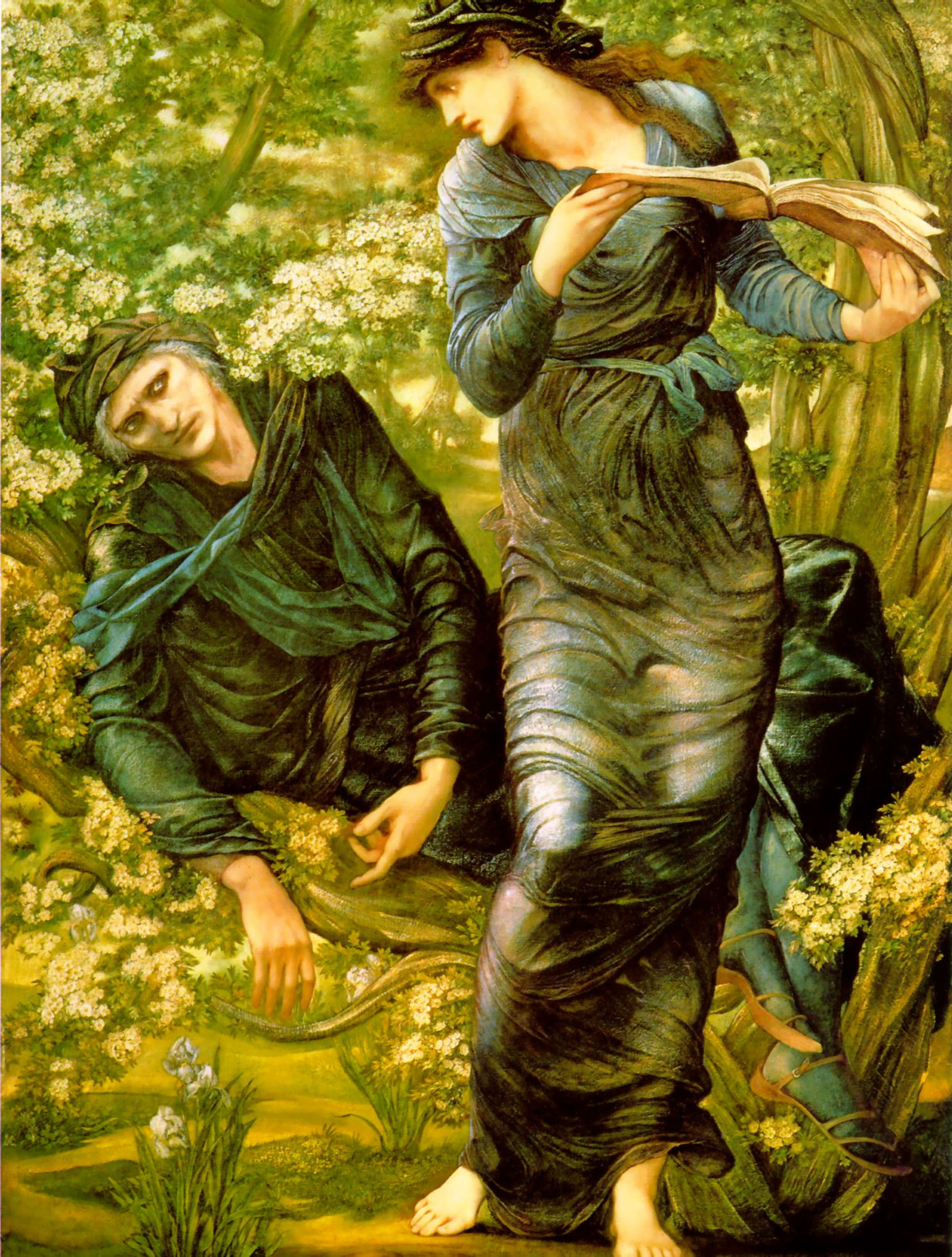 1368 4 The Beguiling of Merlin by Edward Burne Jones
