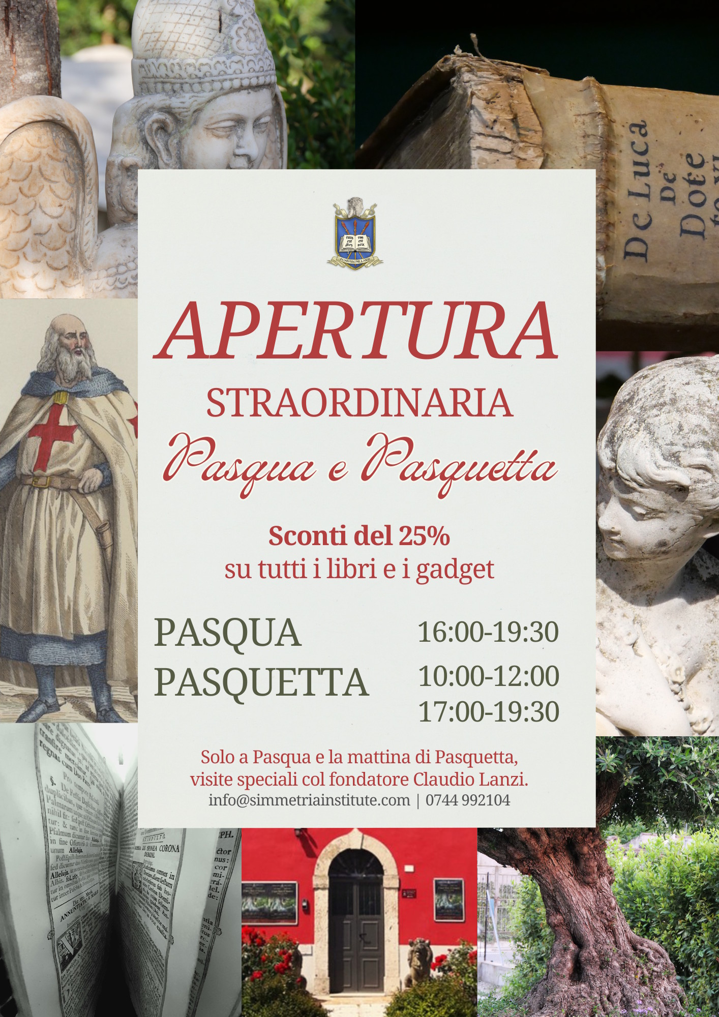 1416 Avviso siamo aperti a Pasqua e Pasquetta