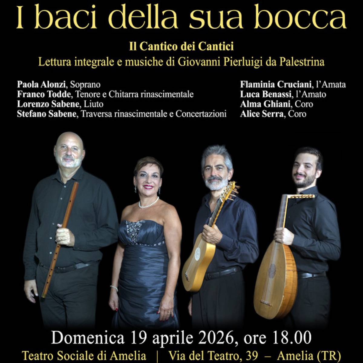 19/04/2026 CONCERTO - I baci della sua bocca