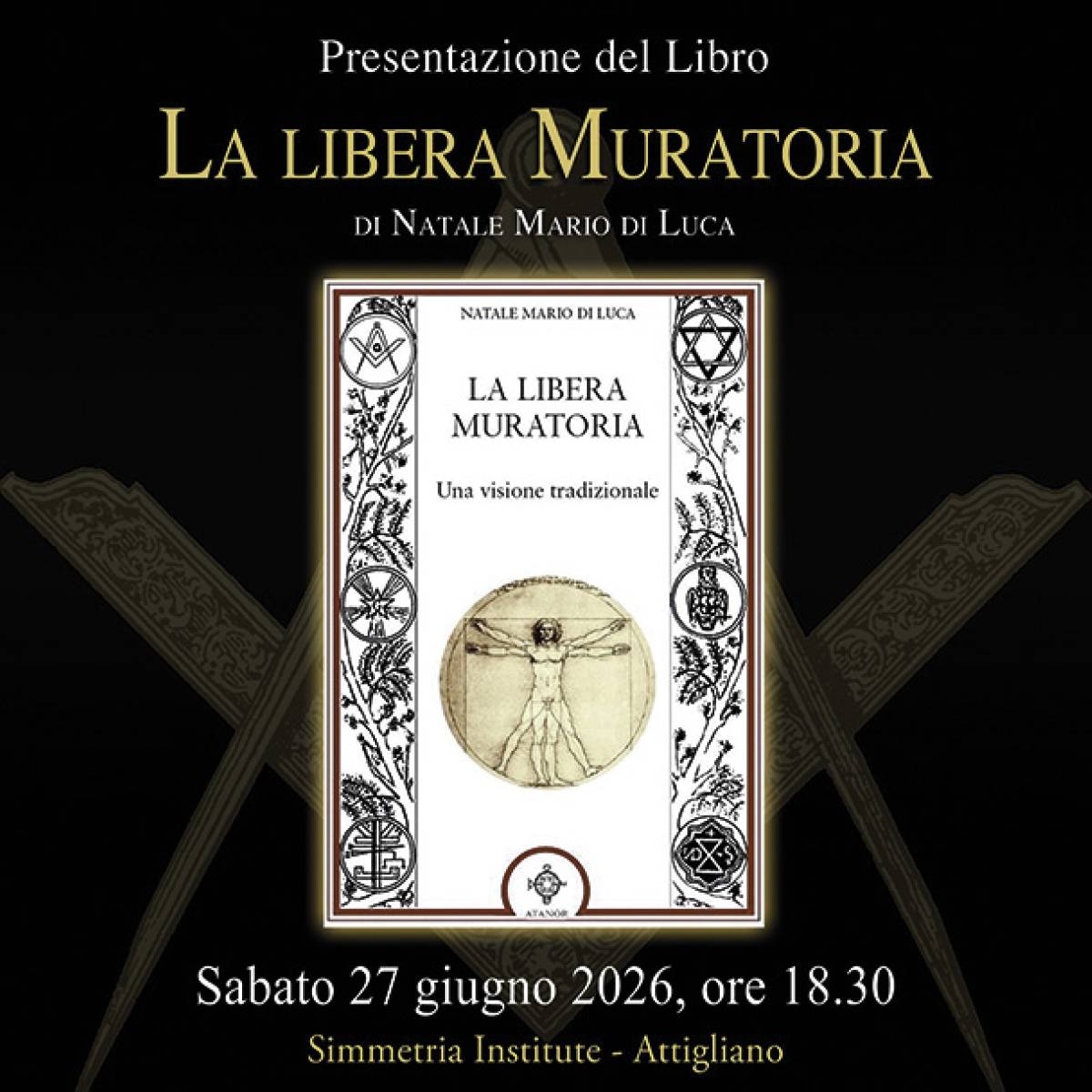 27/06/2026 - La libera muratoria, una visione tradizionale - Incontro con l'autore